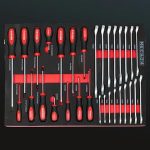 Servante atelier 6 tiroirs avec 112 outils et fermeture centralisée - Servante seule – image 5