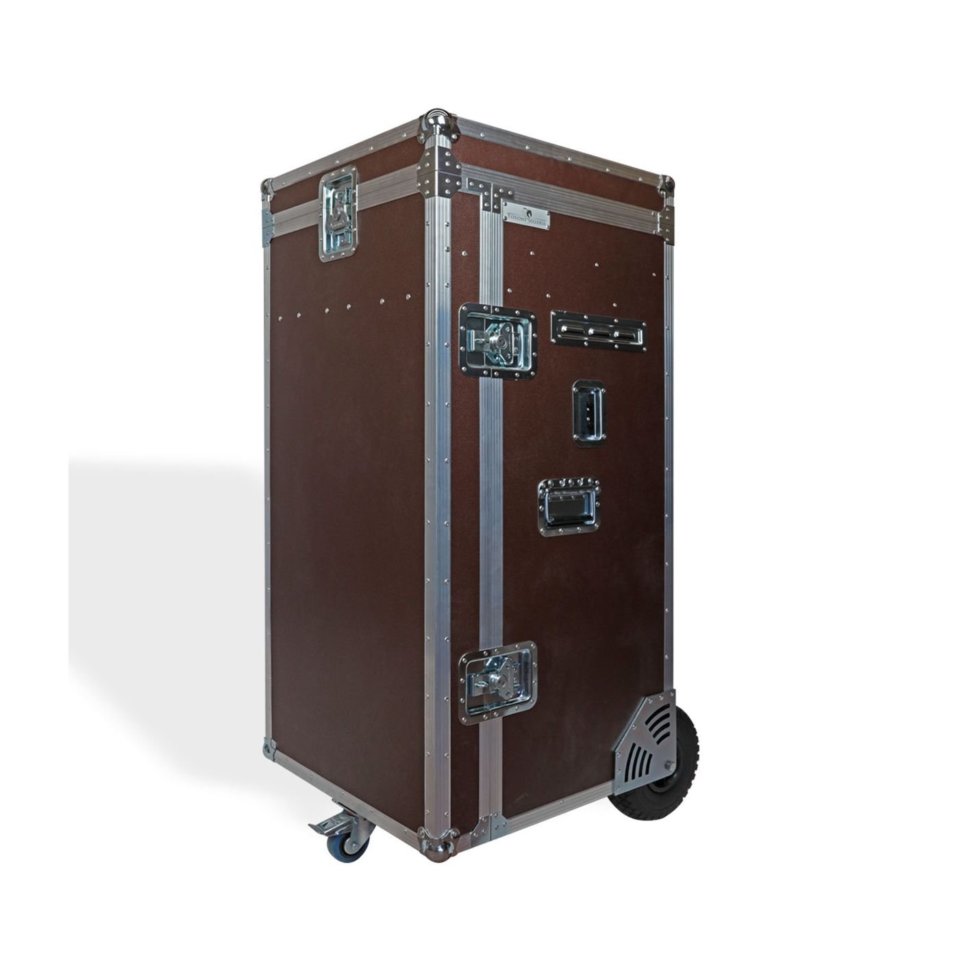 Malle de concours en bois avec 2 porte-selles et tiroir amovible – image 11