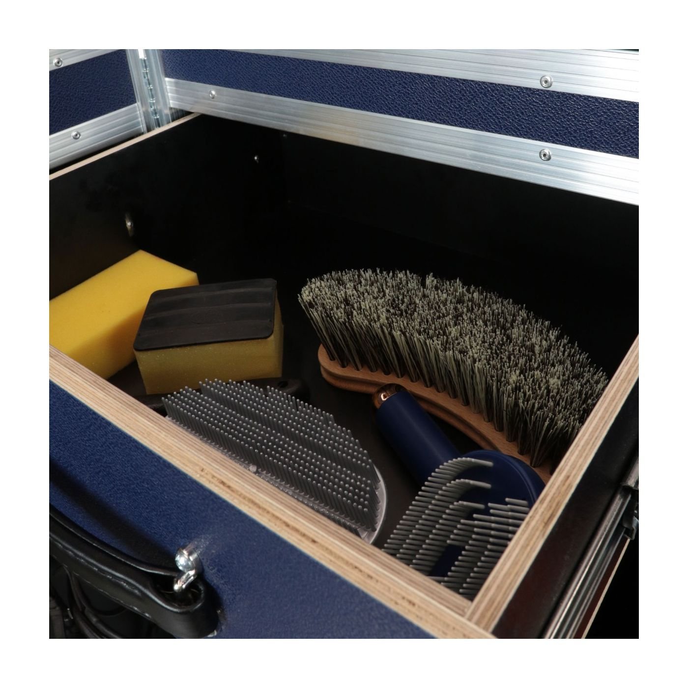Malle de concours 2 selles 4 tiroirs acier laqué – image 5
