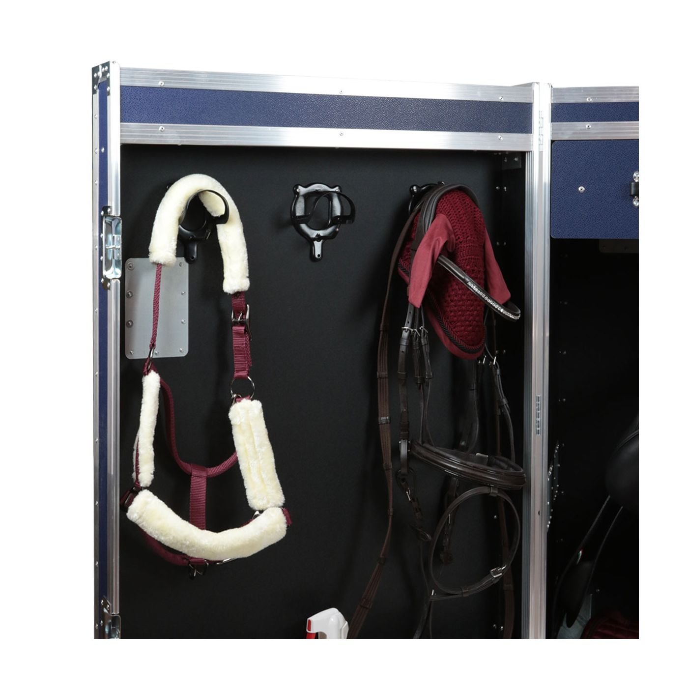 Malle de concours 2 selles 4 tiroirs acier laqué – image 7