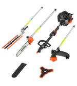 Débroussailleuse thermique 62 cm³ 3,5 CV 2 en 1 avec lame 3 dents et tête à fil - 62 cc – image 13