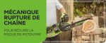 Tronçonneuse à batterie 48 V avec guide-chaîne 35 cm 2 batteries 4 Ah et chargeur double - 35 cm, sans batterie – image 1