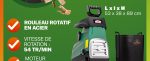 Broyeur de végétaux électrique 2800 W 44 mm 2 sacs 60 L inversion rotor 240 V – image 5
