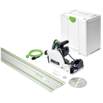 Scie plongeante avec inciseur 60 mm rail de guidage
