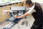 Scie à table et à onglets 1800 W lame 305 mm laser intégré coupe 95 mm hauteur 51 mm – image 2