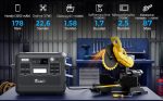 Station électrique portable 2048 Wh LiFePO4 2400 W UPS