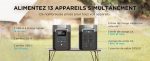 Station électrique portable 1024 Wh 1800 W batterie LFP