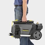 Nettoyeur haute pression eau froide 130 bar débit 500 l/h tuyau 15 m enrouleur nettoyeur de surfaces – image 5