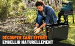 Broyeur de végétaux électrique 2800 W 45 mm 55 L - 60 L, A-Orange – image 3