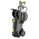 Nettoyeur haute pression eau froide 130 bar débit 500 l/h tuyau 15 m enrouleur nettoyeur de surfaces – image 1