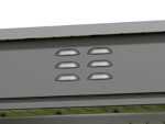 Abri de jardin métal 155 x 87 x 180 cm porte verrouillable