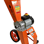 Broyeur à bois à essence 6 ch 208 cc 4 temps diamètre de coupe jusqu’à 50 mm entraînement direct lames réversibles – image 5