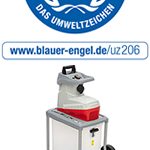 Broyeur de végétaux électrique 3000 W rotor 44 mm bac 60 L avec sécateur et lunettes – image 6