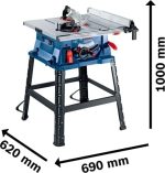 Scie circulaire de table filaire 1800 W 230 V table acier extension 265 mm – image 3