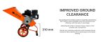 Broyeur de végétaux thermique 6 HP 208 cm³ capacité 50 mm avec tambour – image 2