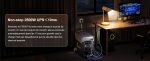 Station électrique portable 3840 Wh 3600 W batterie LFP 13 sorties