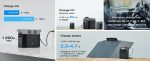 Station électrique portable 1024 Wh 1800 W batterie LFP charge rapide