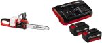 Tronçonneuse sans fil 36 V avec 2 batteries et chargeur double – image 1