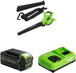 Aspirateur souffleur sans fil 40 V avec mulching 45 L - 40V, Avec batterie 4Ah+chargeur – image 1