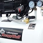 Compresseur d’air 100 L 8 bar sans huile 590 l/min 3300 W avec séparateur d’eau et réducteur de pression – image 9