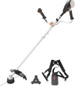 Débroussailleuse sans fil 40 V 2 en 1 avec lame et fil de coupe - 38 cm, sans batterie (guidon) – image 1