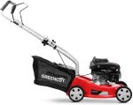 Tondeuse à gazon à essence 4 temps 139 cm³ bac 35 L coupe 39 cm hauteur 25 à 75 mm