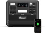 Station électrique portable 2048 Wh 2400 W LiFePO4 avec 13 sorties - F2400 green+SP420 – image 4