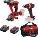 Pack 2 outils sans fil bois avec batteries chargeur et rail – image 9