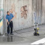 Nettoyeur haute pression eau froide 120 bar débit 500 l/h tuyau 10 m 2500 W lance 840 mm – image 1