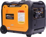 Groupe électrogène inverter 3300 W essence 230 V avec USB - 5500W, Orange Noir – image 1