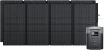 Station électrique portable 2048 Wh 3100 W batterie LFP – Panneau solaire Delta 2 max + 2 x 400 W