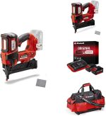 Pack 2 outils sans fil bois avec batteries chargeur et rail – image 3