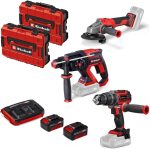 Pack 2 outils sans fil bois avec batteries chargeur et rail – image 8