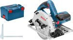 Scie circulaire filaire 1350 W Ø 165 mm frein démarrage progressif butée longitudinale L-BOXX - Boîte en Carton, GKS 55+ GCE – image 3