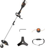 Débroussailleuse sans fil 40 V 2 en 1 avec lame et fil de coupe - 38 cm, sans batterie (guidon) – image 4
