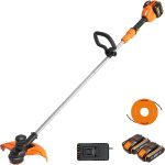 Débroussailleuse sans fil 40 V 2 en 1 avec lame et fil de coupe - 38 cm, sans batterie (guidon) – image 11