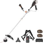 Débroussailleuse sans fil 40 V 2 en 1 avec lame et fil de coupe - 38 cm, sans batterie (guidon) – image 2