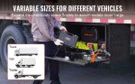 Boîte à outils camion aluminium 121,9 x 61 x 61 cm sous châssis étanche