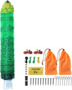 Filet de clôture électrique 1,21 x 30,48 m avec chargeur solaire - 122cmx30m avec chargeur solaire – image 1