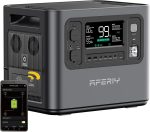 Station électrique portable 2048 Wh 2400 W UPS recharge - P210-Noir – image 1