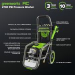 Nettoyeur haute pression électrique 2700 PSI 2,3 GPM tuyau 7,62 m – image 6