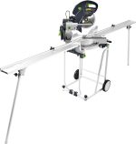 Scie à onglets radiale 230 V 1200 W lame 216 mm projecteur LED équerre d’angle - KAPEX KS 120 REB-Set-Untergestell, Noir – image 1
