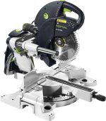 Scie à onglets radiale 230 V 1200 W lame 216 mm projecteur LED équerre d’angle - KAPEX KS 120 REB-Set-Untergestell, Noir – image 4