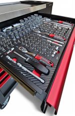 Servante atelier 7 tiroirs avec 390 outils et porte latérale – image 6