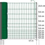 Filet volaille électrifiable 50 m hauteur 112 cm 20 piquets double pointe kit de réparation – image 1