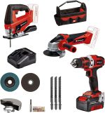 Pack 2 outils sans fil bois avec batteries chargeur et rail – image 4