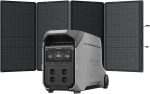 Station électrique portable 4096 Wh 4000 W 230 V extensible à 12 kWh - DP3 et panneau solaire de 400W – image 1