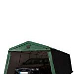 Tente garage 3,3 x 4,8 m bâche PVC 800 N armature acier imperméable hauteur 2,7 m - 3,3x8,4 m, Vert – image 3