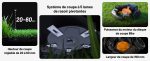 Robot tondeuse sans fil périphérique 700 m² triple caméra