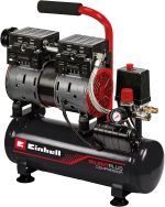 Compresseur à air 50 L 8 bars 1500 W sans huile avec réducteur de pression - Débit : 270 L/min – image 2